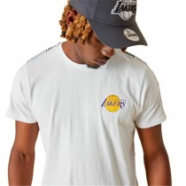 Kurzärmliges Sport T-Shirt New Era LA Lakers NBA Weiß