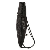 Rucksacktasche mit Bändern Umbro Lima Schwarz 35 x 40 x 1 cm