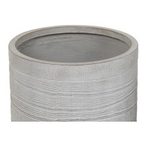Set of Planters Home ESPRIT Beige Fibreglass Magnesium 44,5 x 44,5 x 44 cm (3 Units)