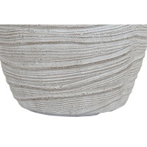 Set of Planters Home ESPRIT Beige Fibreglass Magnesium 45 x 45 x 43 cm (3 Units)