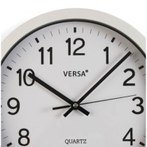 Horloge Murale Versa Blanc Plastique Quartz 4,3 x 30 x 30 cm