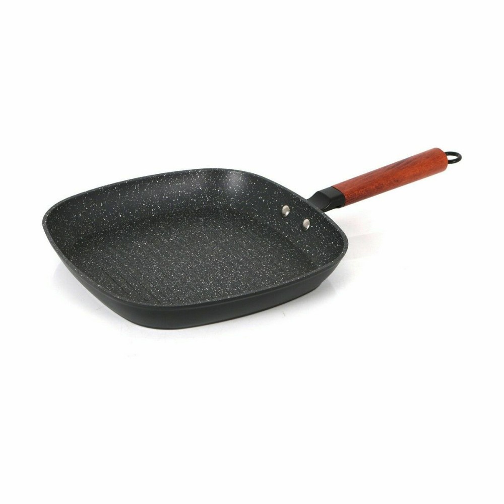 Grillofen mit Rillen Quttin Doha Geschmiedetes Aluminium 39 x 28 x 15 cm (6 Stück)
