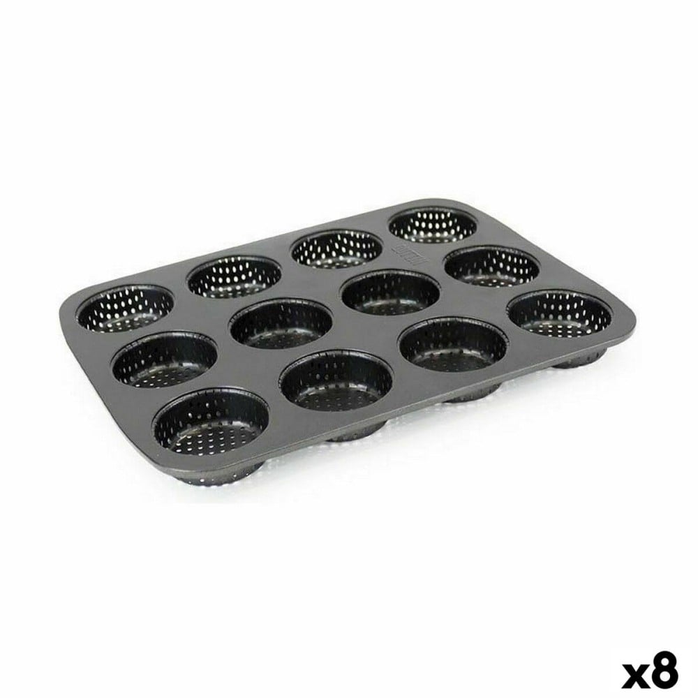 Törtchenform Quttin 29 x 22 x 2,2 cm Perforiert 8 Stück