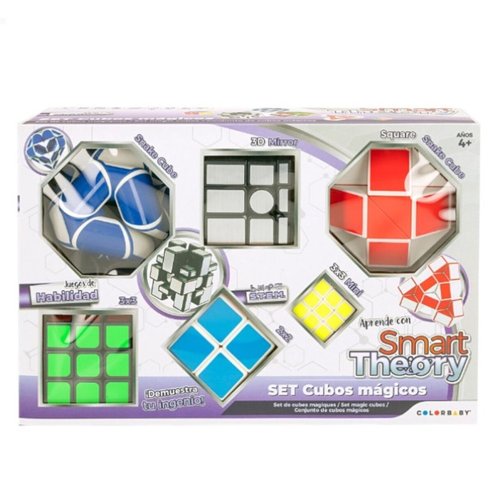 Rubik's Cube Colorbaby Smart Theory 6 Pièces