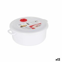 Lunchbox mit Deckel für die Mikrowelle Dem 3 L 28 x 23 x 10 cm (12 Stück)