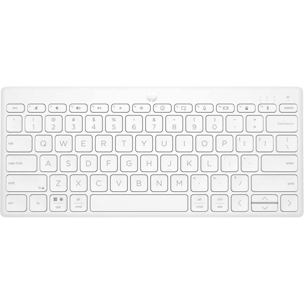 Tastatur HP 692T0AA Weiß Qwerty US