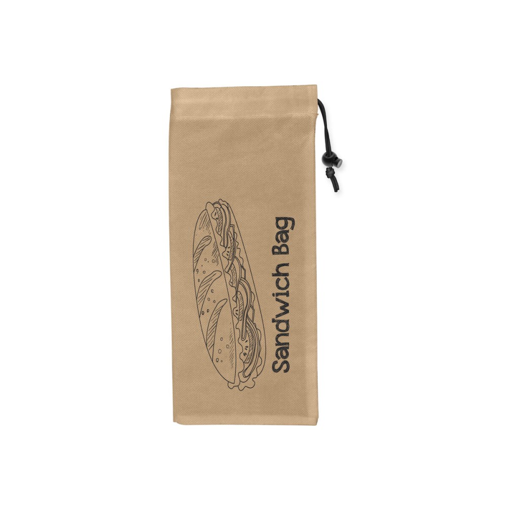 Wiederverwendbare Säcke für Lebensmittel Quttin Brotzeitdose TNT (Non Woven) 3 Stücke 13 x 30 cm (36 Stück)