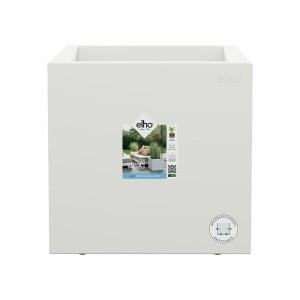 Pot Elho Blanc Ø 39 cm Plastique Carré Moderne