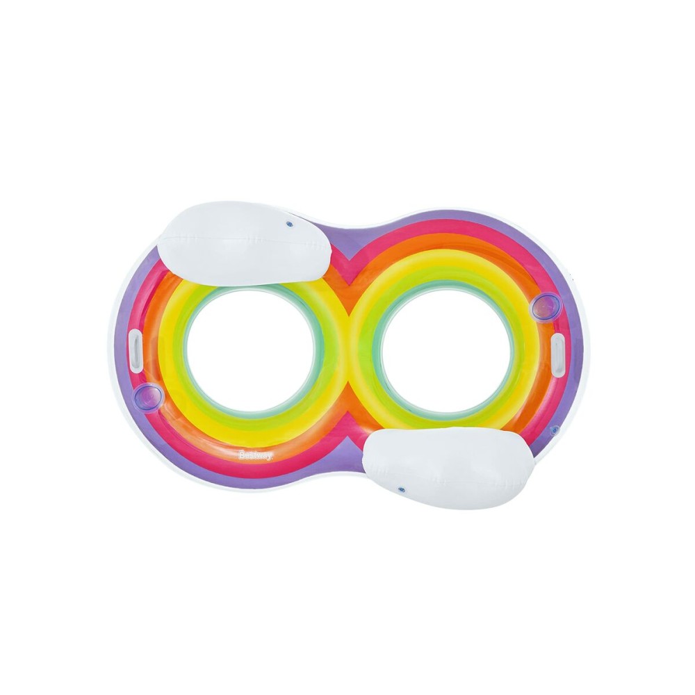 Bestway Roue Gonflable avec Poignées et Dossier 186x116 cm Plage et Piscine 43648