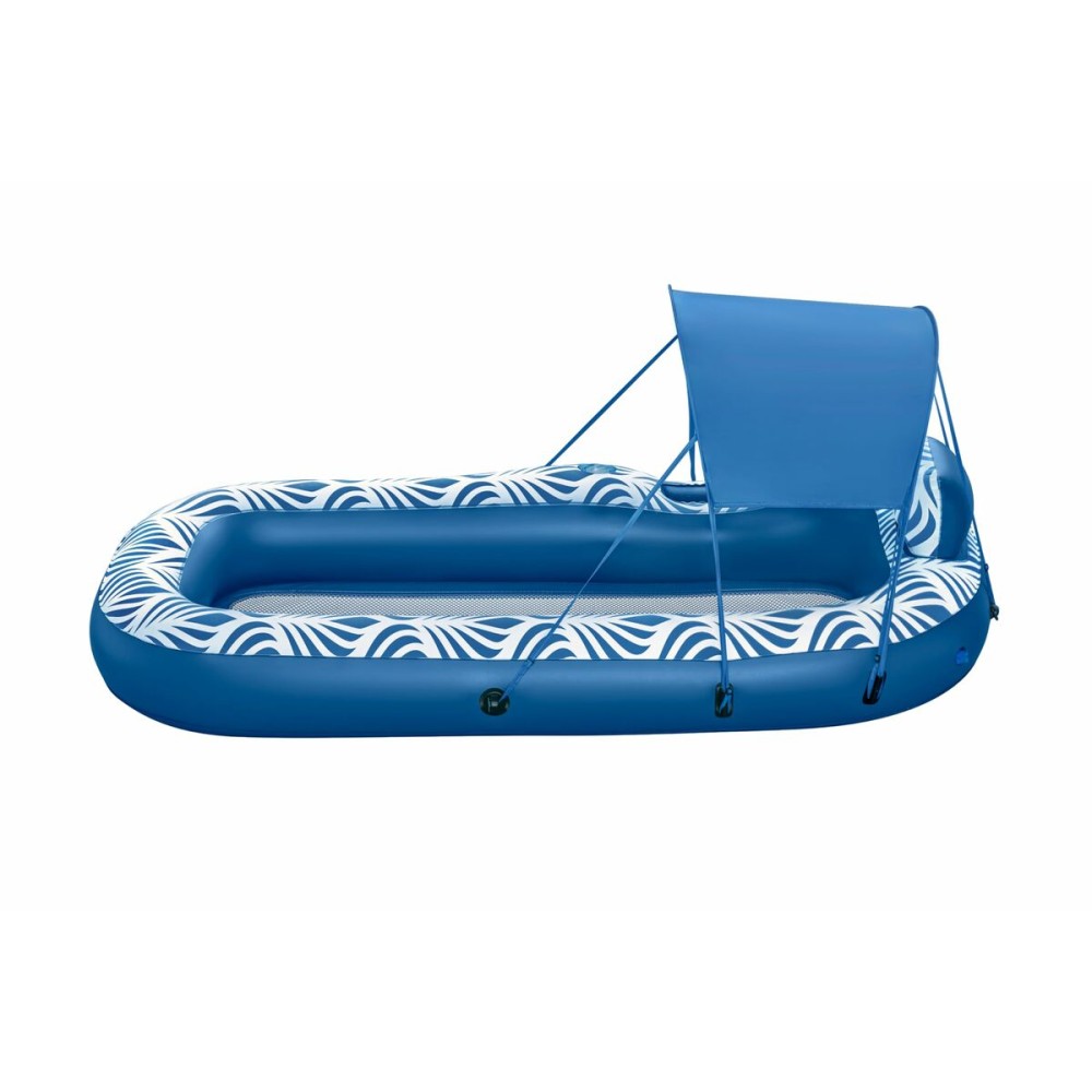 Bestway Aufblasbare Matratze mit Sonnenschutz Komfort Plus 198x112 cm Strand und Pool 43732