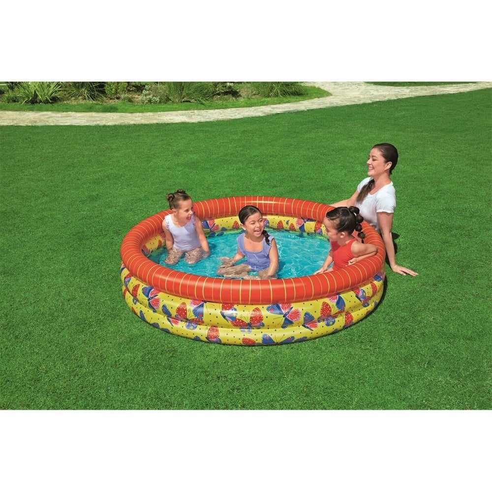 Inflatable Paddling Pool for Children Bestway Butterflies 168 x 38 cm