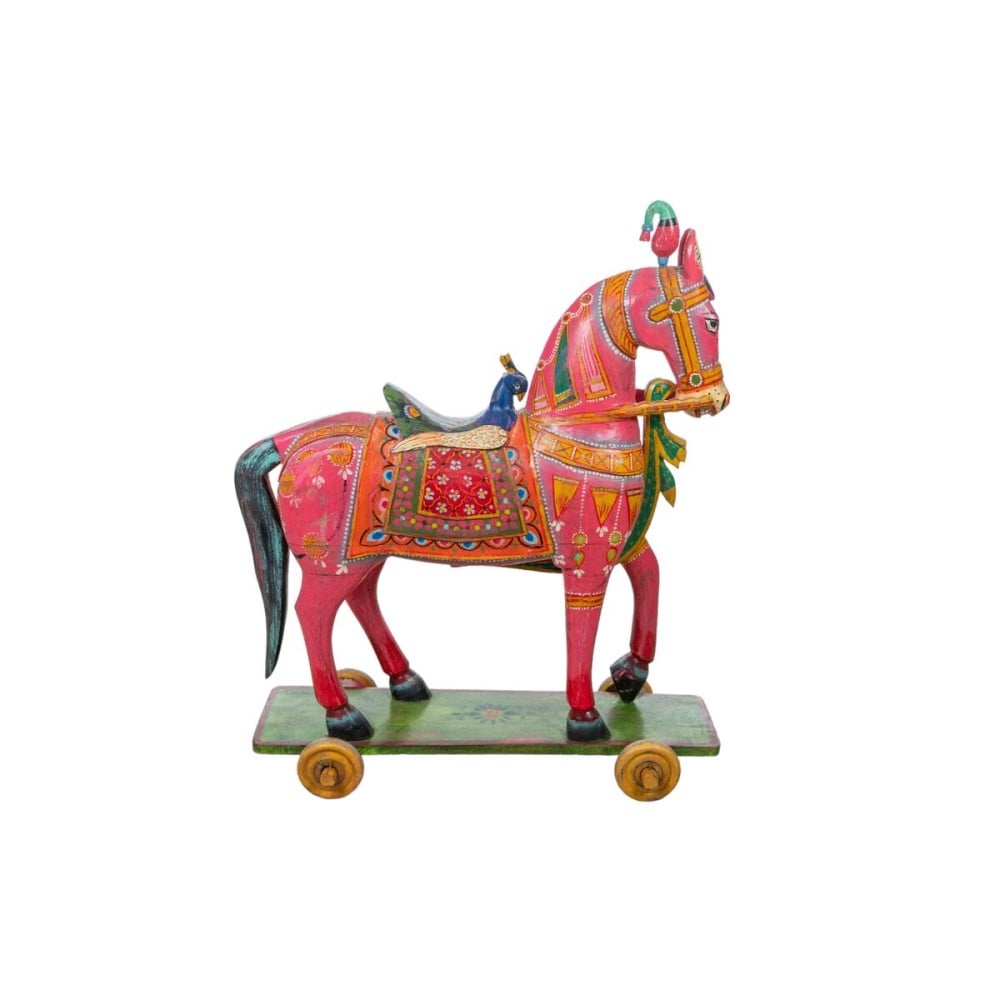 Figurine Décorative Romimex Cheval 86 x 100 x 28 cm