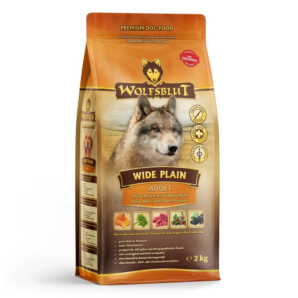 Nourriture Wolfsblut Adulte Viande Patate douce 2 Kg