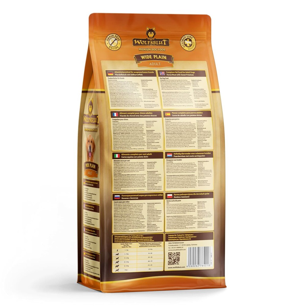 Nourriture Wolfsblut Adulte Viande Patate douce 2 Kg