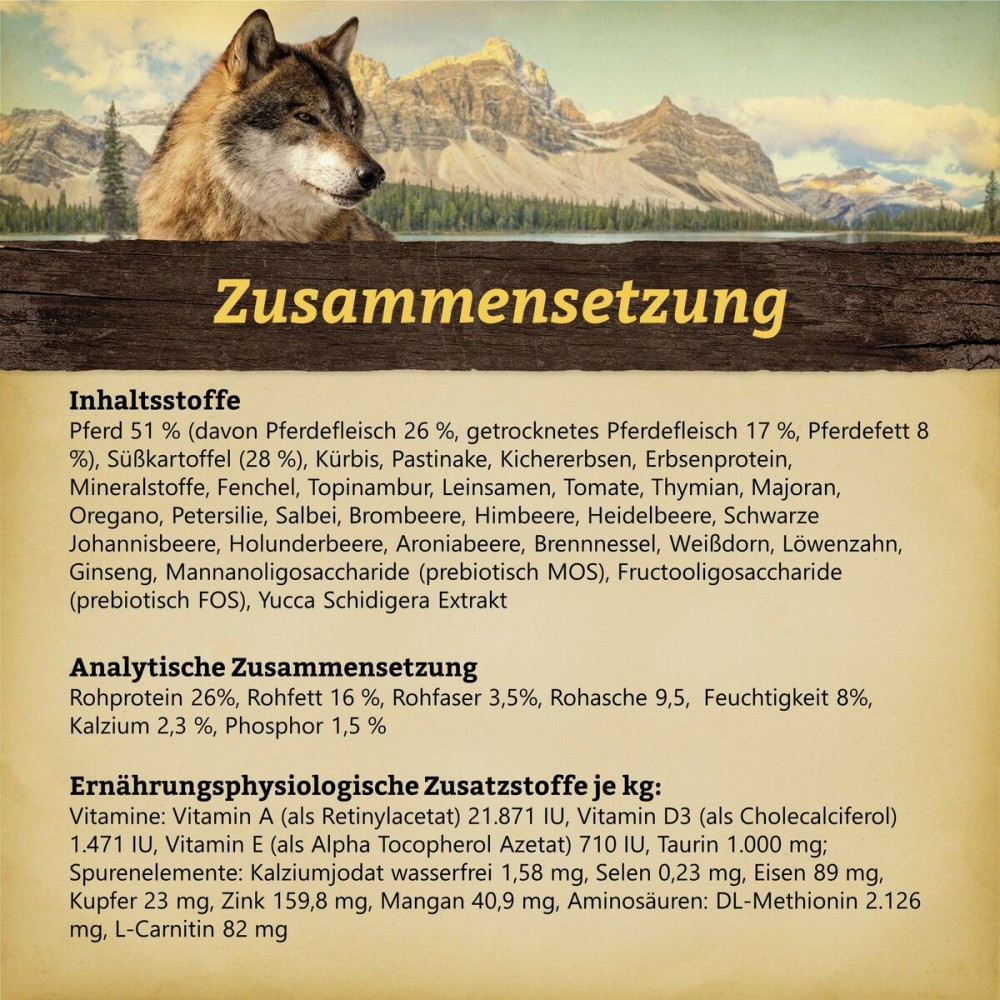 Futter Wolfsblut Erwachsener Fleisch Süßkartoffel 2 Kg