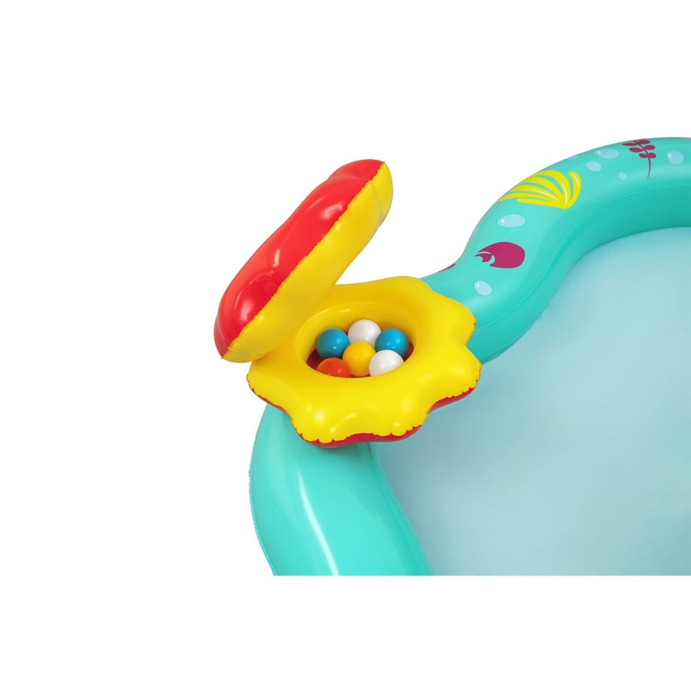 Bestway Aufblasbares Schwimmbad Spielplatz Disney Meerjungfrau 221x193x117cm +2 Jahre Garten 91097