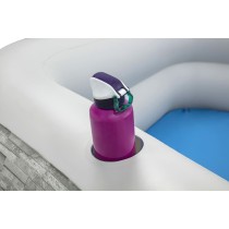 Bestway Piscine Gonflable Familiale 213x206x53 cm +6 Ans Jardin 54423