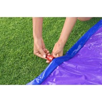 Bestway Piste Glissante avec Rampe de Saut Double 488x138 cm +3 ans Jardin 52364