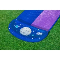 Bestway Piste Glissante avec Rampe de Saut Double 488x138 cm +3 ans Jardin 52364