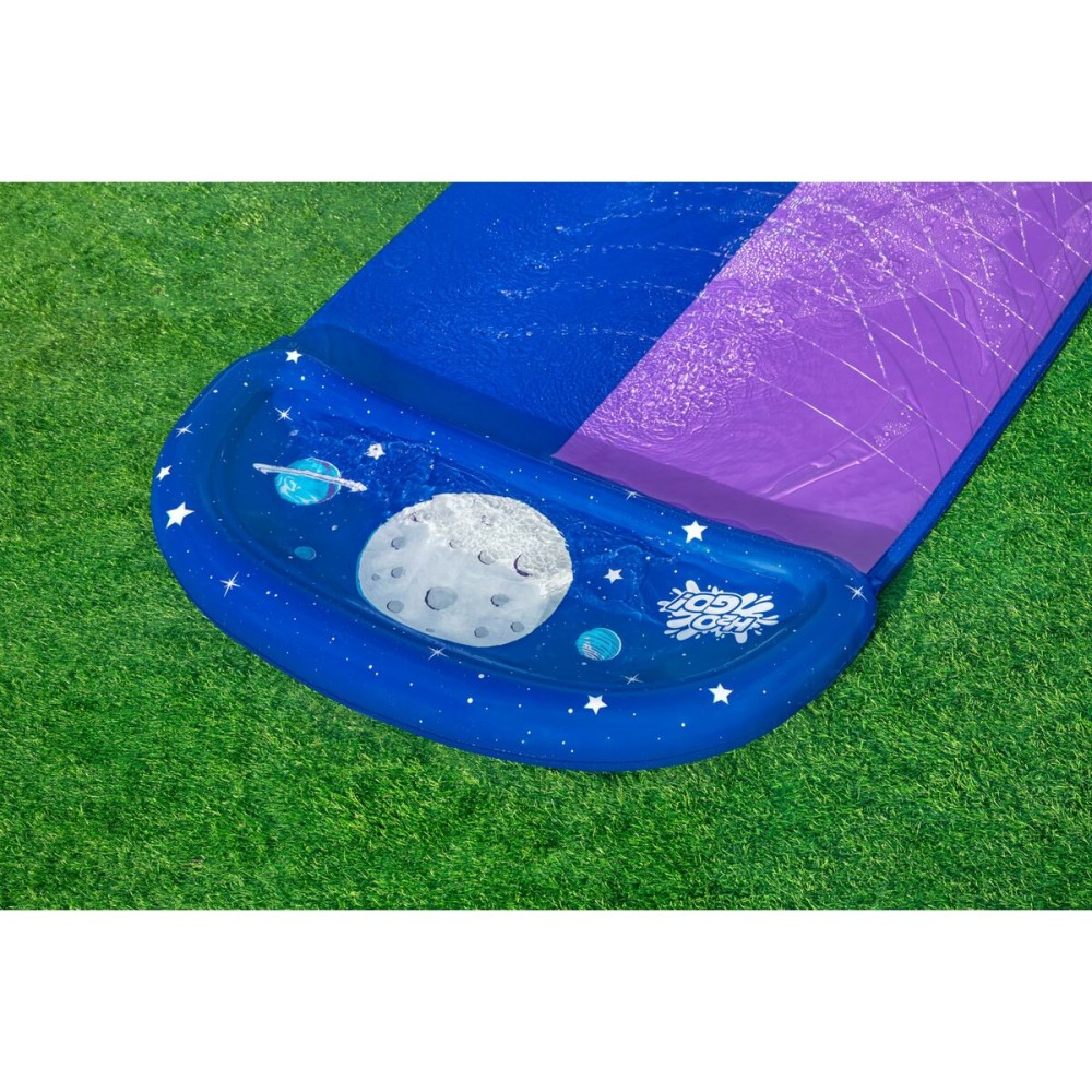 Bestway Piste Glissante avec Rampe de Saut Double 488x138 cm +3 ans Jardin 52364
