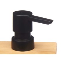 Distributeur de Savon Berilo 15342 Noir Bambou Plastique 9,7 x 15 x 5,8 cm (12 Unités)