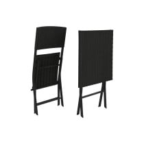 Gartenmöbel Home ESPRIT Schwarz 58 x 58 x 71,5 cm