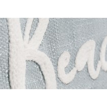 Cushion Home ESPRIT Beach White Sky blue Mediterranean 60 x 10 x 35 cm