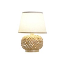 Tischlampe DKD Home Decor Braun natürlich Bambus 50 W 220 V 24 x 24 x 34 cm