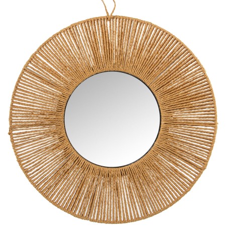 Miroir mural Alexandra House Living Fibre naturelle 60 x 1 x 60 cm Rond