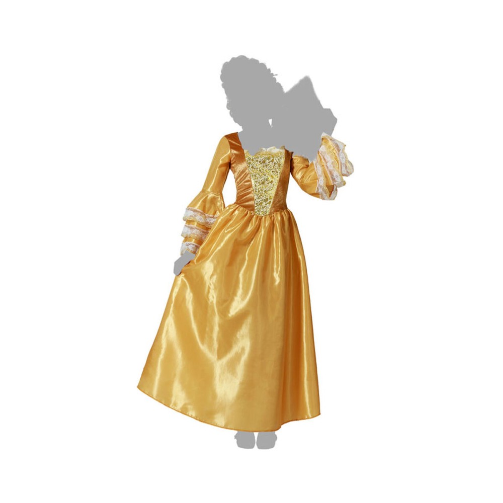 Verkleidung für Erwachsene Gold Kurtisane Damen