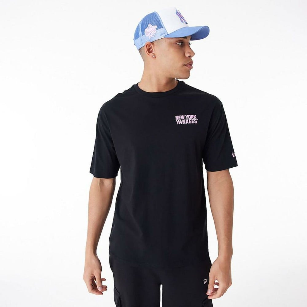 T-shirt à manches courtes homme New Era WORDMARK OS TEE NEYYAN 60435524 Noir