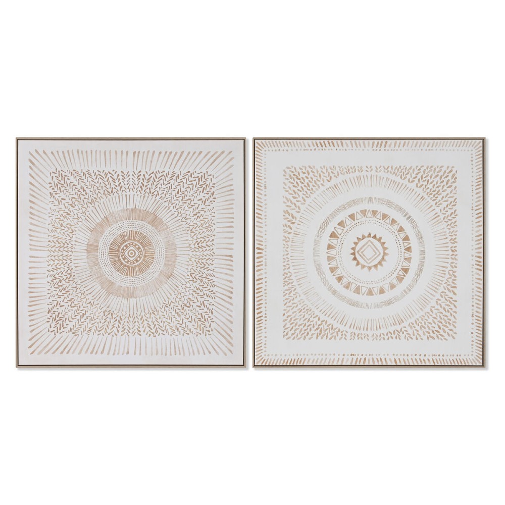 Canvas Home ESPRIT polystyrene Canvas 100 x 4 x 100 cm