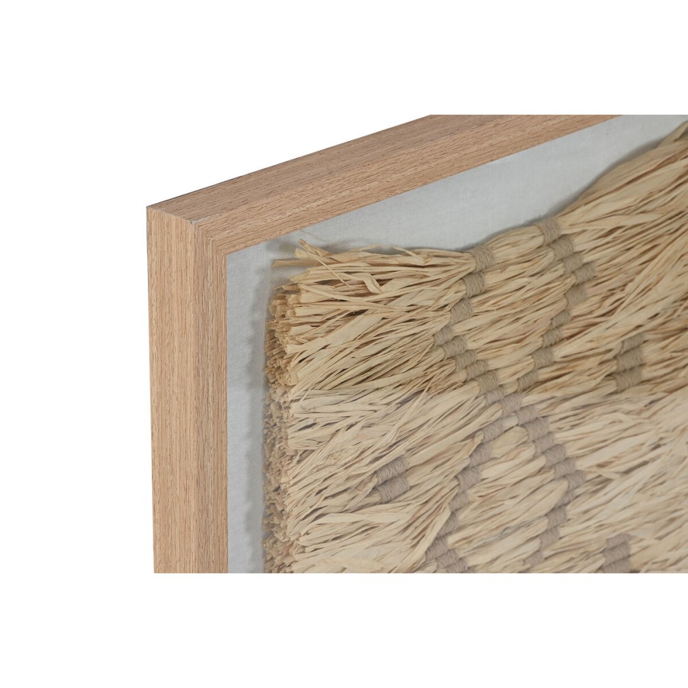 Cadre 3D Home ESPRIT Raphia polystyrène 50 x 3 x 70 cm 50 x 3,5 x 70 cm