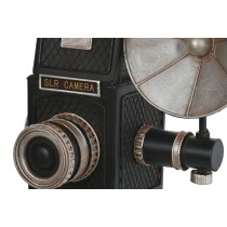 Figurine Décorative Home ESPRIT Noir Argenté Caméra/Appareil Photo Vintage 26 x 16 x 24 cm