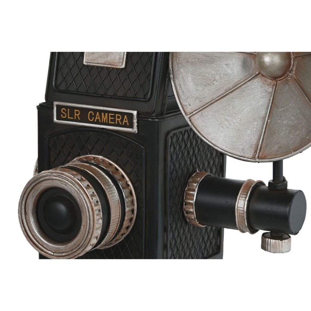 Figurine Décorative Home ESPRIT Noir Argenté Caméra/Appareil Photo Vintage 26 x 16 x 24 cm