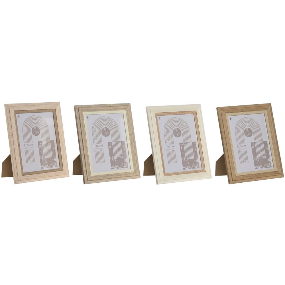 Fotorahmen Home ESPRIT Kristall Holz MDF 18 x 2,8 x 23 cm (4 Stück)