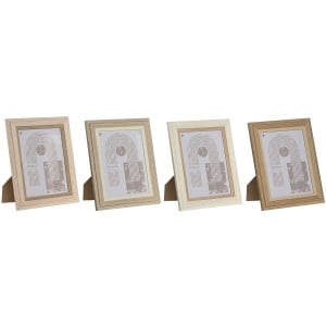 Cadre photo Home ESPRIT Verre Bois MDF 18 x 2,8 x 23 cm (4 Unités)