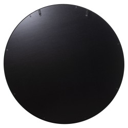 Wall mirror Alexandra House Living Black Metal 7 x 95 x 95 cm Circular