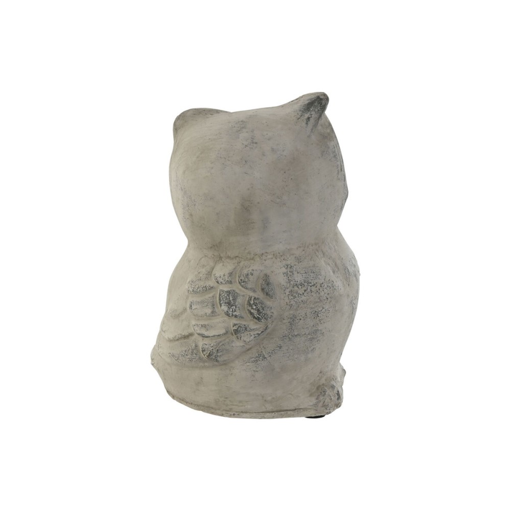 Deko-Figur Home ESPRIT Grau Eule Antiker Finish 10 x 9 x 14 cm (3 Stück)