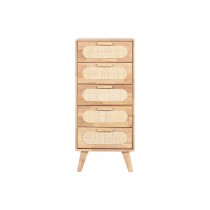 Chest of drawers Home ESPRIT Natural Metal Rubber wood 40 x 30 x 78 cm
