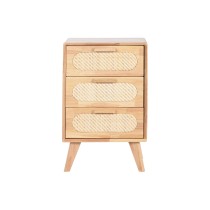 Schubladenschrank Home ESPRIT natürlich Metall Kautschukholz 40 x 30 x 63 cm