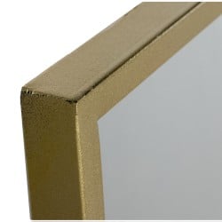 Wall mirror Alexandra House Living Golden Metal Window 6 x 113 x 113 cm