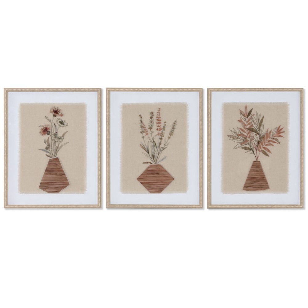 Cadre Home ESPRIT Verre polystyrène 42,5 x 3 x 52,5 cm 42,5 x 3 x 52 cm