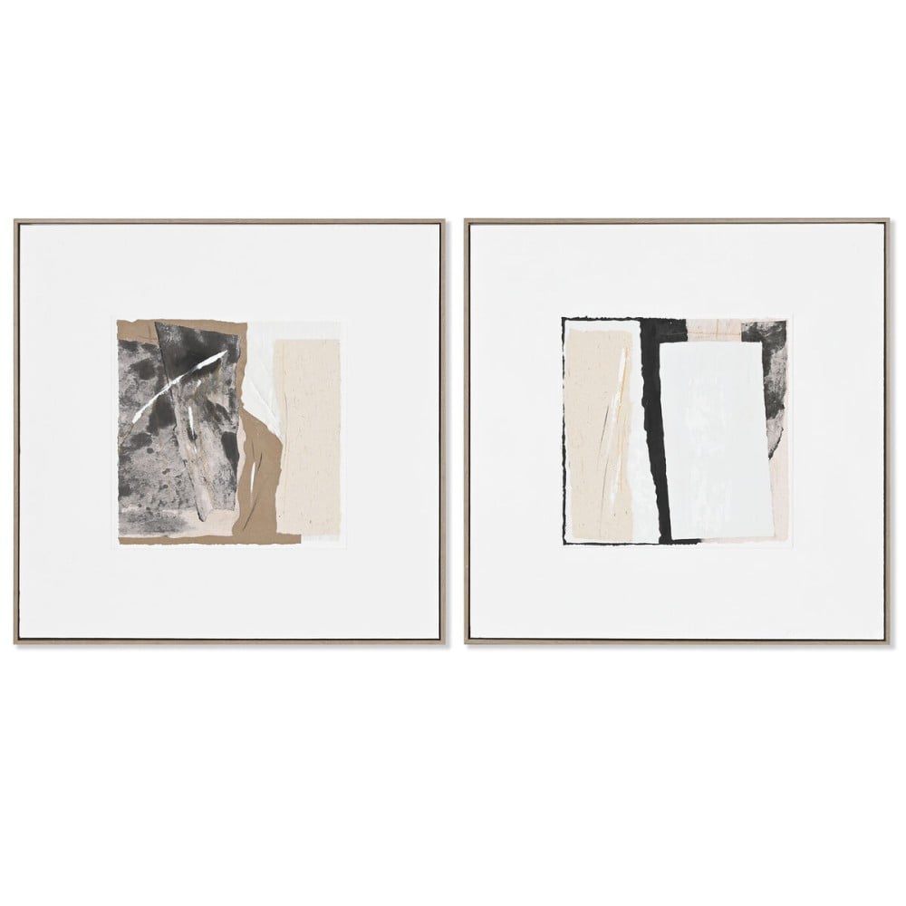 Leinwand Home ESPRIT Kiefer Leinwand 82 x 4,5 x 82 cm 82,3 x 4,5 x 82,3 cm