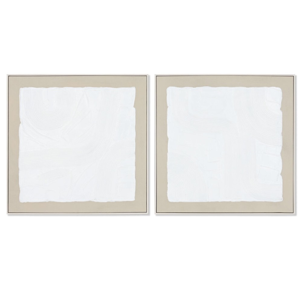 Toile Home ESPRIT Pin Toile 82,3 x 4,5 x 82,5 cm 82 x 4,5 x 82,5 cm