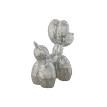 Figurine Décorative Home ESPRIT Argenté Chien 26 x 12 x 26 cm