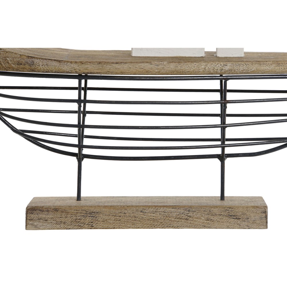 Figurine Décorative Home ESPRIT Blanc Naturel Voilier Marin Finition vieillie 54 x 15 x 61,5 cm