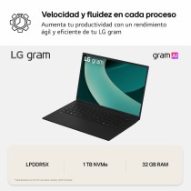 Laptop LG 16Z90T-G.AD88B 16" intel core ultra 7 32 GB RAM 1 TB SSD Spanish Qwerty