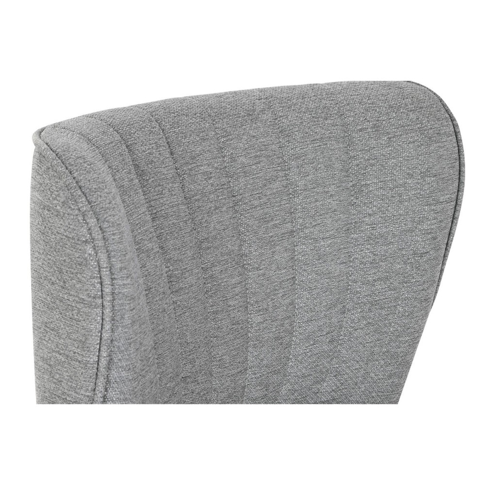 Fauteuil DKD Home Decor Gris Métal 55 x 64 x 72,5 cm