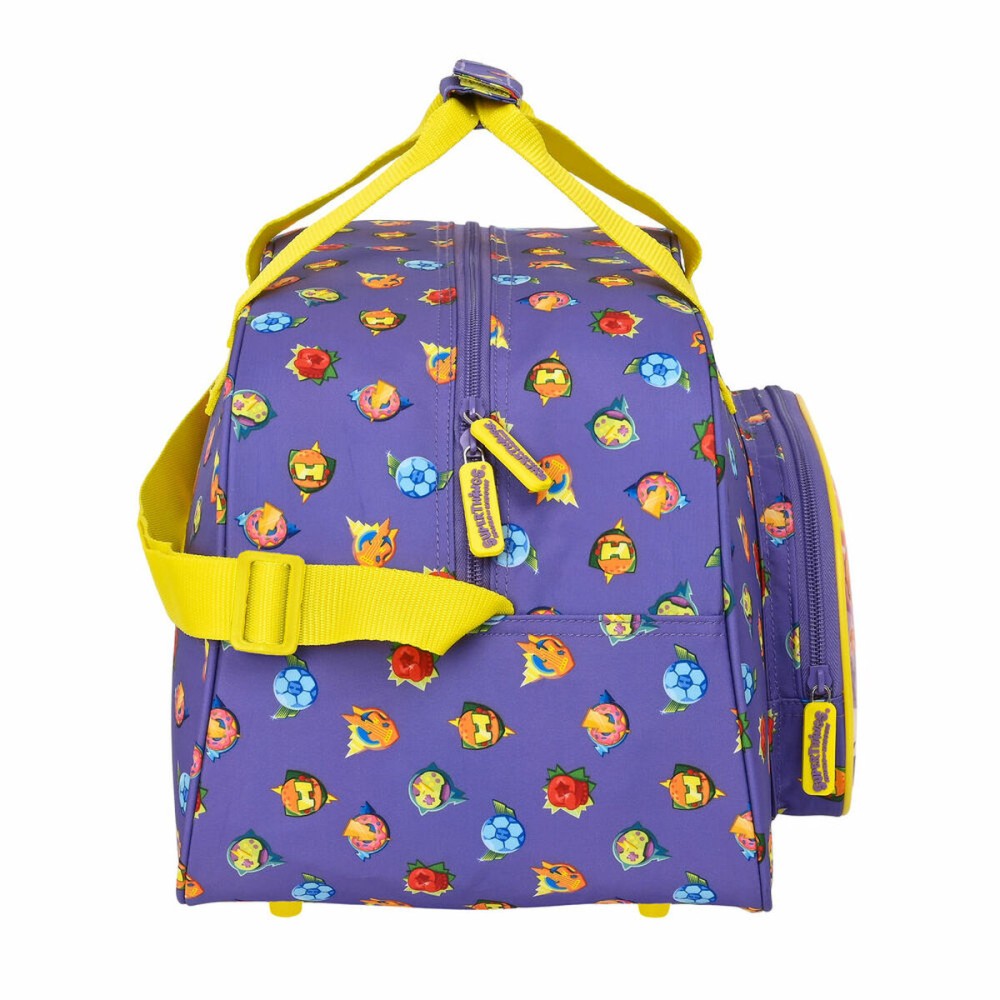 Sac de sport SuperThings Guardians of Kazoom Jaune Violet 40 x 24 x 23 cm